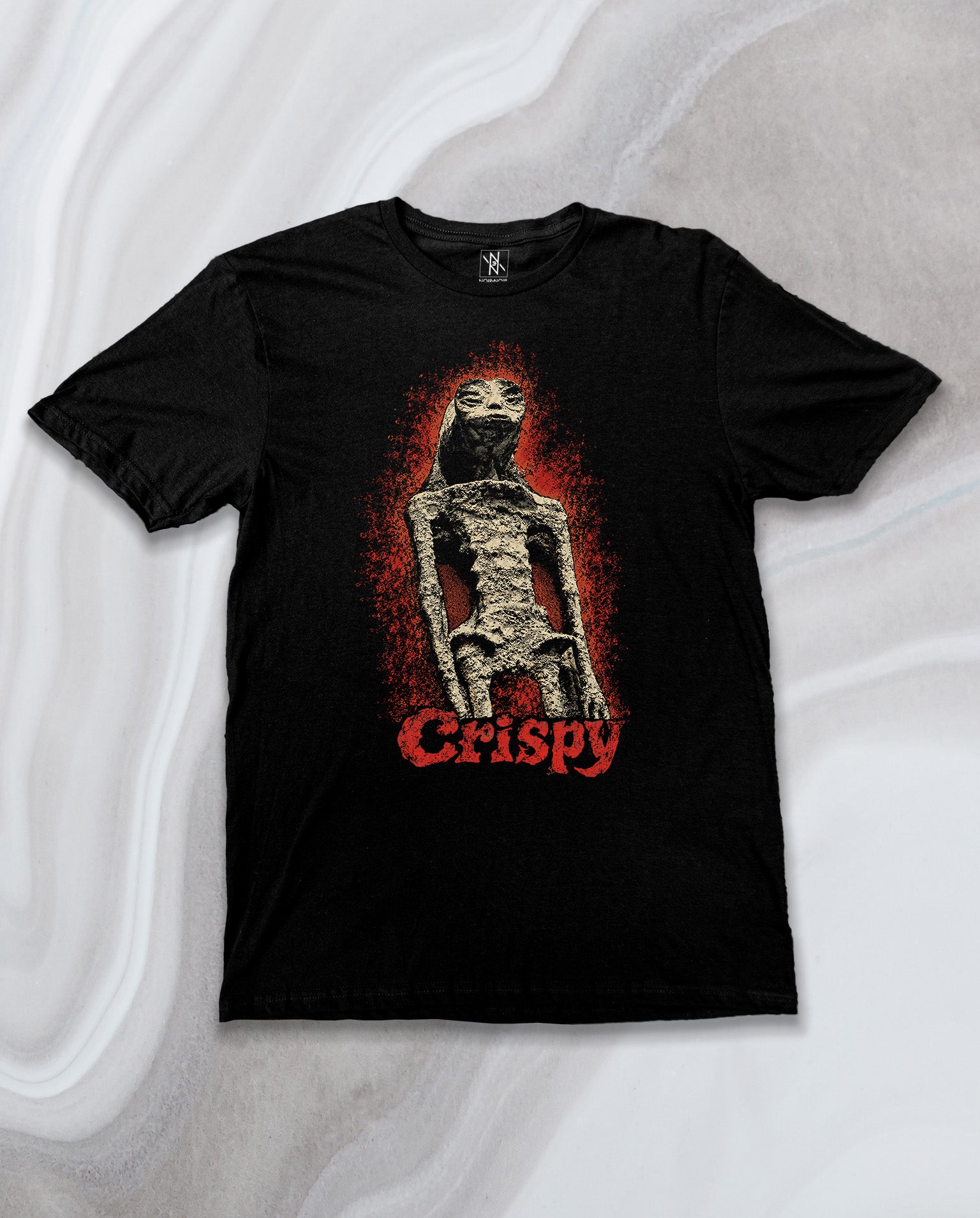 Crispy | Alien Mummy Graphic T-Shirt | Printed in Toronto