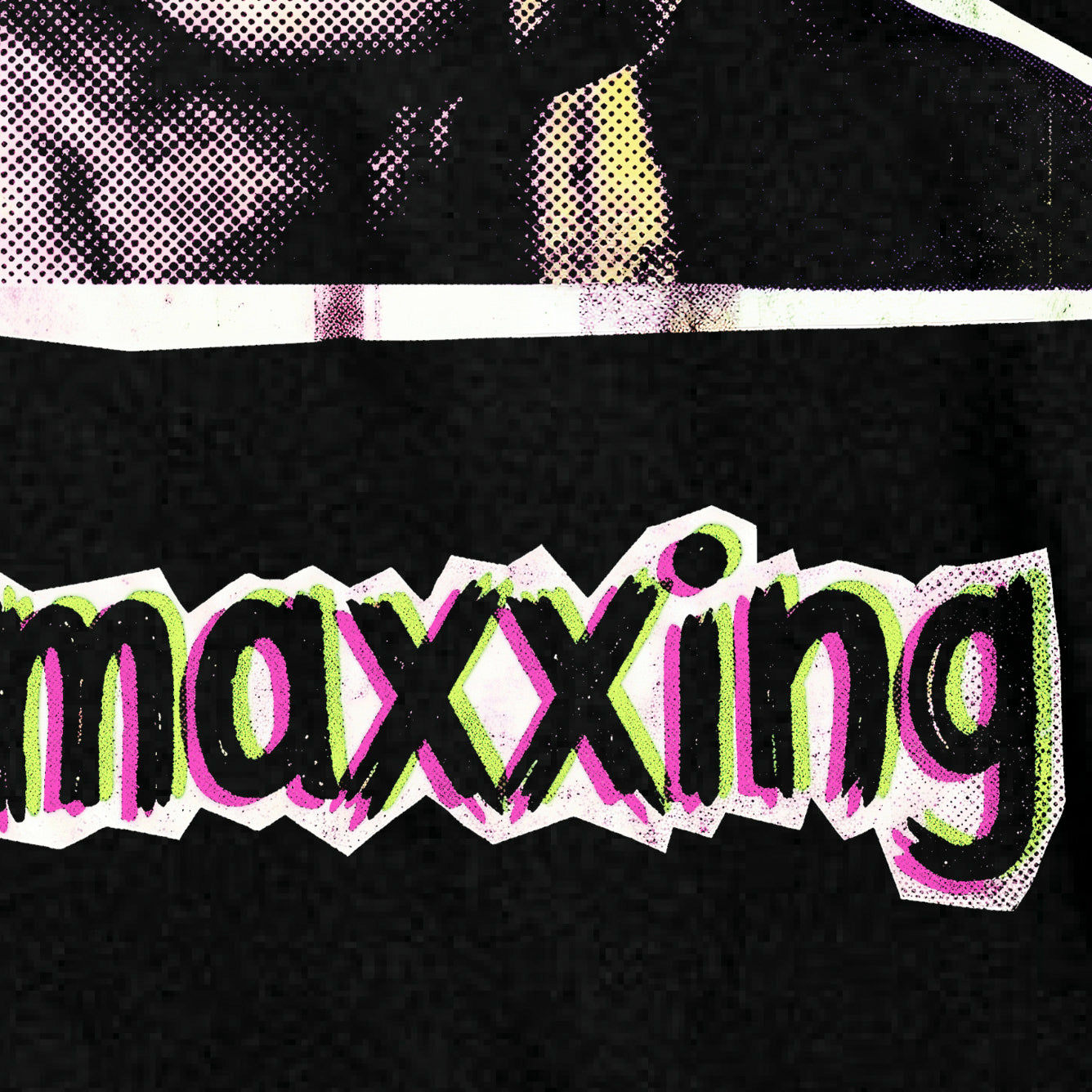 Alienmaxxing | Glitch Alien Graphic T-Shirt | Printed in Toronto
