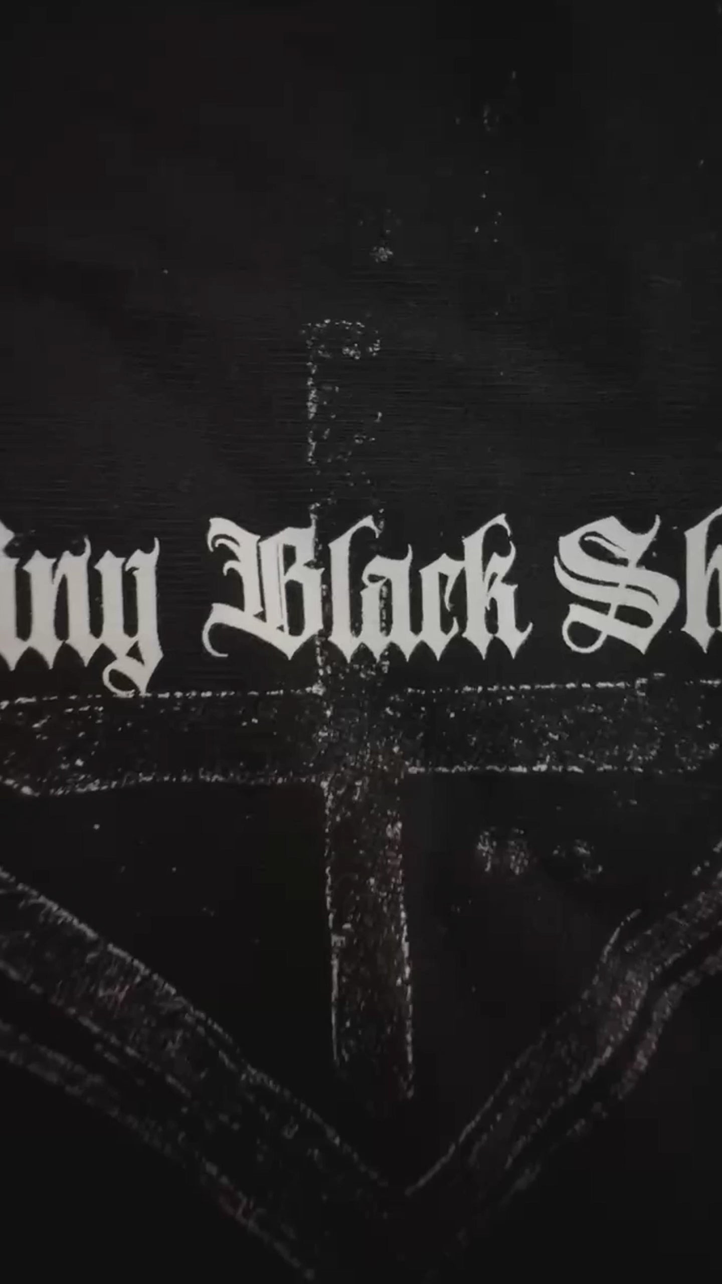 Load video: Shiny Black Sheep T-Shirt, Dark Rebellion