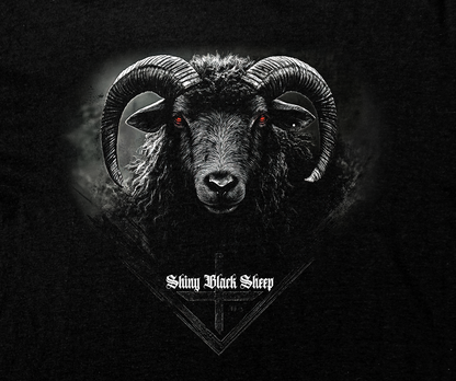 Shiny Black Sheep T-Shirt, Dark Rebellion