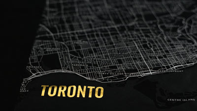 Close-up of the Noir et Noir Downtown Toronto Minimalist Map T-shirt fabric, showcasing the high-quality, soft material. A key feature of the sophisticated Toronto Collection, ensuring both style and comfort