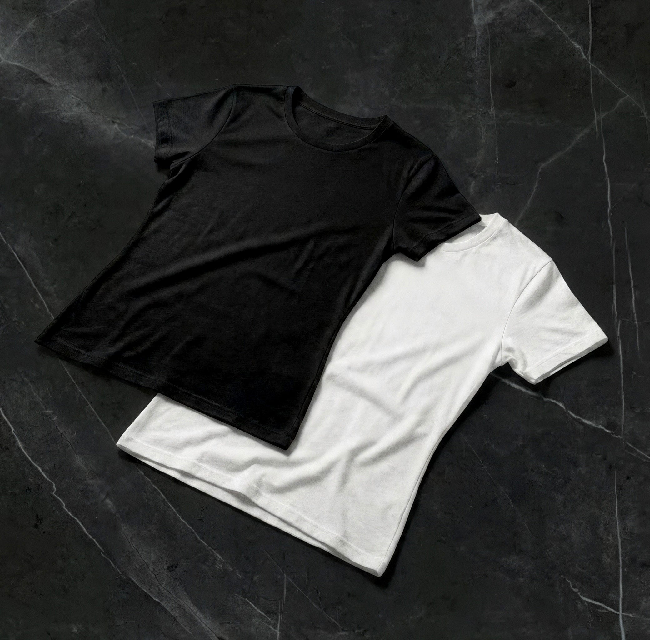 Women's Slim Fit Softstyle T-Shirt | 100% Cotton | White or Black