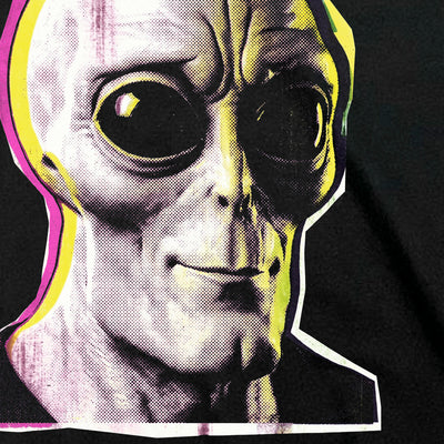 Alienmaxxing | Glitch Alien Graphic T-Shirt | Printed in Toronto