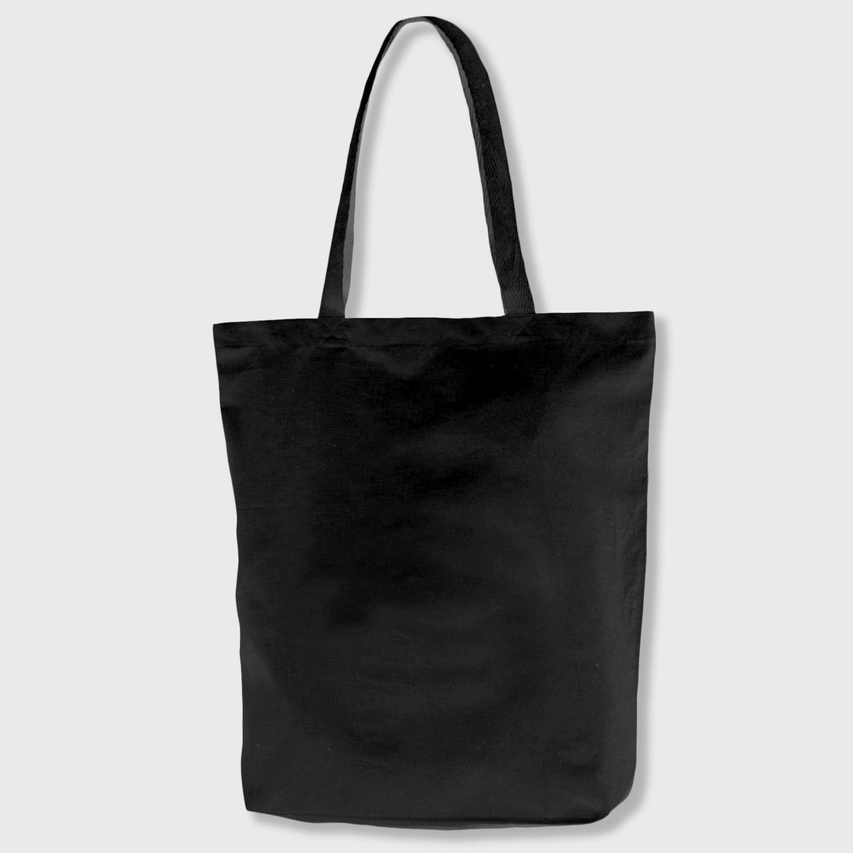 Noirtees by Noir et Noir, photo of a customized black lightweight totebag - Front