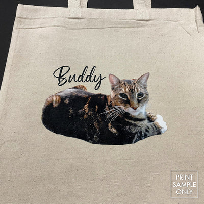 Noirtees by Noir et Noir, photo of a customized natural heavyweight totebag - Front 3