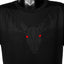 Noir et Noir Moose Black on Black Matte Print Front T-Shirt view 2