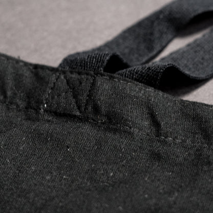 Noirtees by Noir et Noir, photo of a customized black lightweight totebag - Detail 1